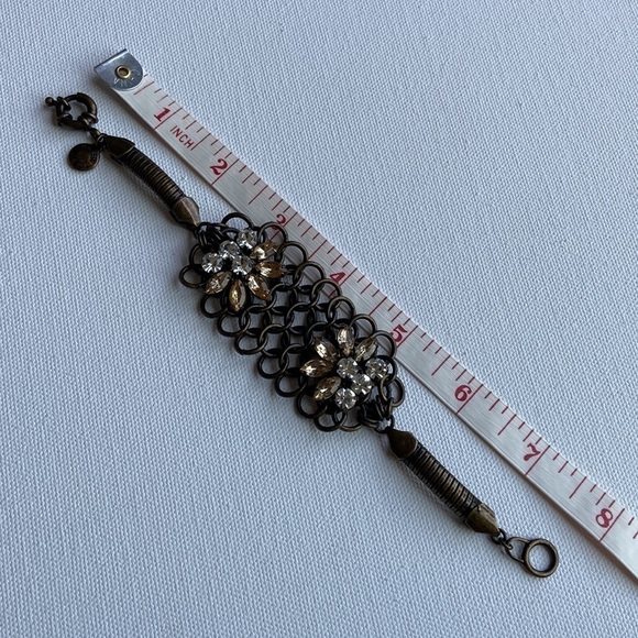 J Crew Rhinestone Mesh Bracelet - Picture 8 of 9